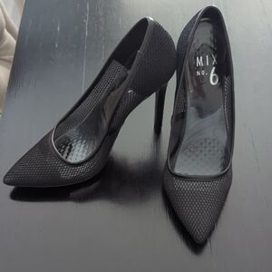 Mix No. 6 Textured Black Heels